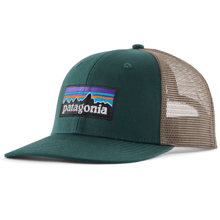 Patagonia P-6 Logo Trucker Hat Cascade Green