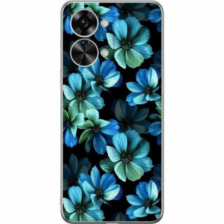 Oneplus Nord 2t Genomskinligt Skal Blommor