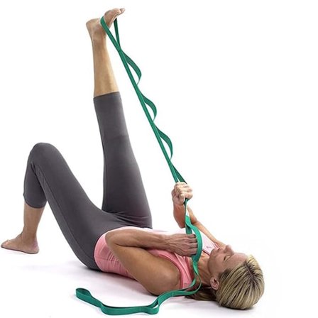 Heijastava joogahihna - 76 tuumaa, 10 silmukkaa