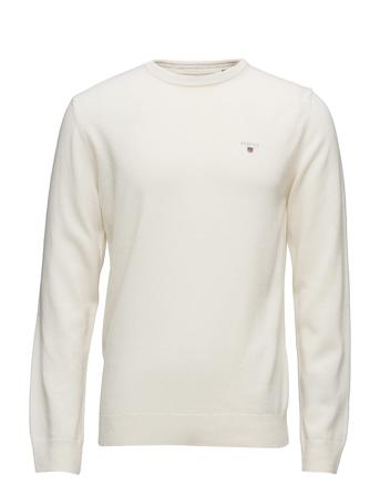 Superfine Lambswool Crew T-Langærmet Skjorte Hvid GANT