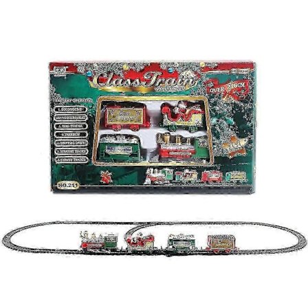 2025 Jul Elektrisk Togvogn Byggeklods Sporsæt Togvogn Transport Legetøj Mursten Tog Jul Nytårsgavex[D]