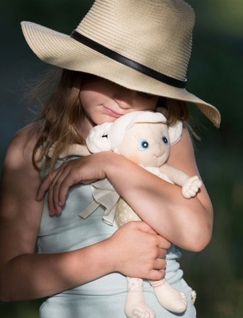 Rubens Barn Rubens Barn Docka-Daisy-Ecobud - Multi/patterned - 8.5X18X35CM