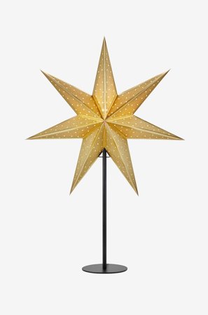 Markslöjd - GLITTER Bordstjärna 45cm - Svart - Adventsstjärnor - Från Homeroom