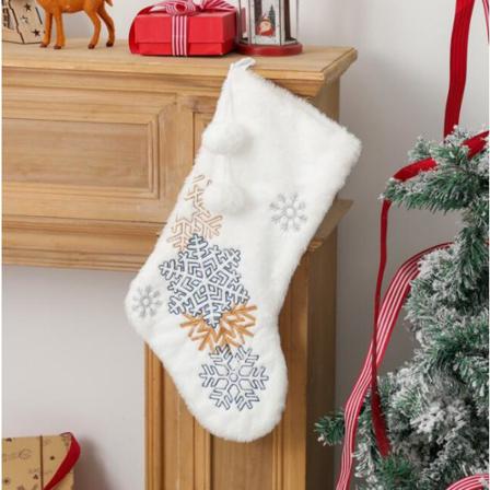 Juldekorationer Julgran Snöflingor Plyschstrumpor