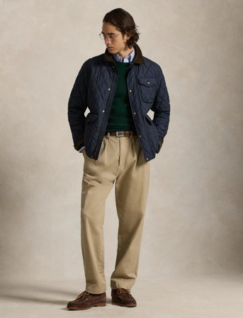 Polo Ralph Lauren The Beaton Quilted Jacket - Navy - XL