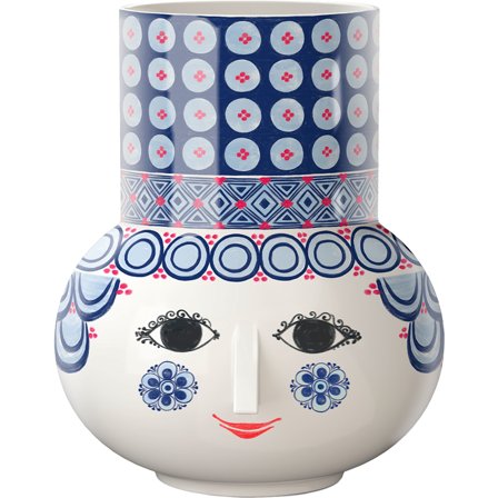 Bjørn wiinblad Olga vase 20 cm, blå