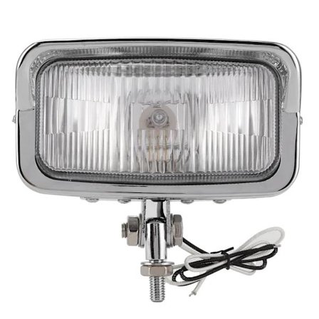 2 kpl Retro Moottoripyörän Ajovalot Kirkas Neliömäinen Kaksoisajovalot M10 Kierre Moottoripyörälle ATV