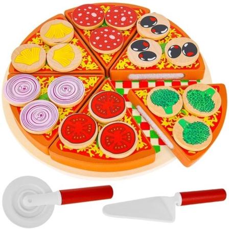 Leksakspizza för Barn - Träleksak