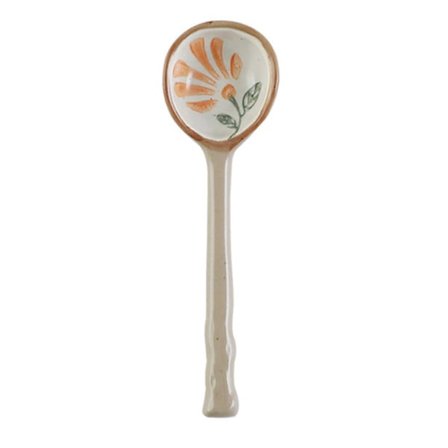 Keramisk sked i japansk stil, handmålad keramik, bordsartiklar, skopa för hemkök, matlagningsredskap, provsmakningssked, sopptillbehör