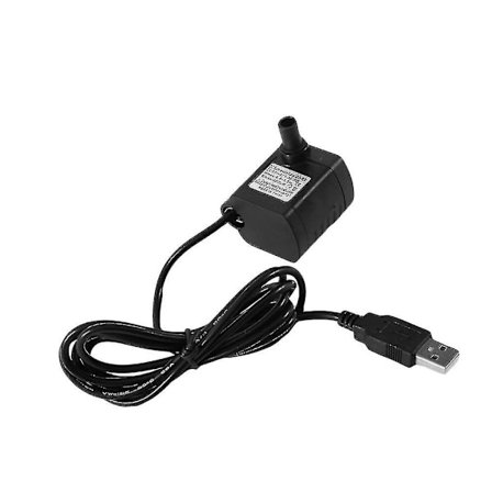 USB Mini DC3.5-9V 3W 200L/H Børsteløs Submersible Vandpumpe Bruser Akvarium Landskab Springvand Fisk Dam Tank Pumpe