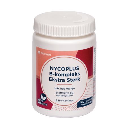 Nycoplus B-kompleks Ekstra sterk, 100 stk.