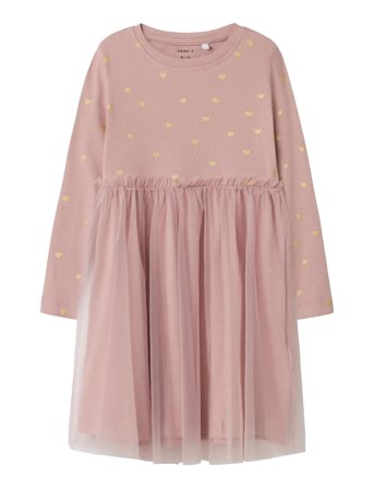 name it Nmfnadja Ls Dress Noos - Pink - 92
