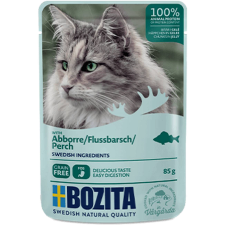 Bozita Katt - Abbor i gelé 85 g - Katt - Kattefôr & kattemat - Våtfôr og våtmat - ZOO.no