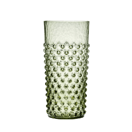 In Flore Cecilia Dricksglas Höga, 2-pack Glas Grön 14cm