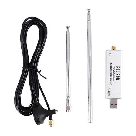 RTL-SDR Blog RTL SDR Mottaker V3 RTL2832U 0.1MHz-1.7GHz TCXO SMA Programvaredefinert Radiomottaker wit