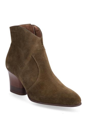 Trend Shoes Boots Ankle Boots Ankle Boot - Heel Grön Wonders