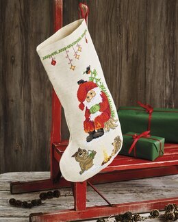 Stickpackung Strumpf Eule & Wichtel