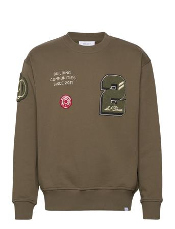 Les Deux Varsity Sweatshirt 3.0 Sweat-shirt Genser Kakigrønn Les Deux*Betinget Tilbud
