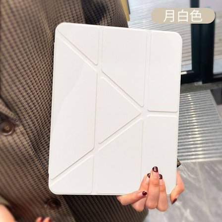 Fodral för iPad 11 2025 11" MCC-Y vikbart klassiskt tunt månvitt fruktrem tunt enkelt