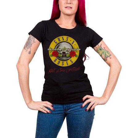 Guns N Roses Dam/Kvinnor Not in this Lifetime Tour T-Shirt L