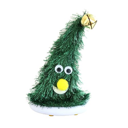 Syngende Dansende Julemandshat Elektrisk Juletræ Julemusikalsk Legetøj Lysende Gave til Børn