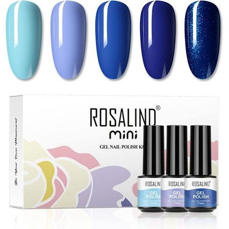 UV Nail Polish 5 Colors Shellac Nail Polish Polish Red Mini UV Lamp for Nails Gel