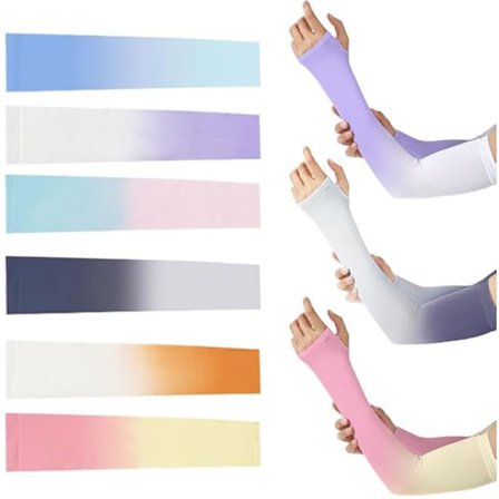 UV-skydd Kylande Armskydd Dam Solskydd Cykel Armskydd Mode 3 st