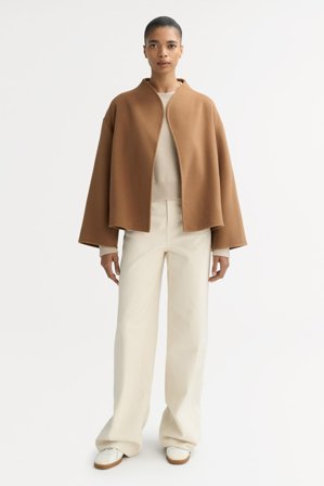 Soft Goat - Short jacket - Cashmere jacket - M - Camel