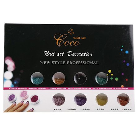 Dekorations set - Kaviar kulor - 24 färger - 3 ml / burk