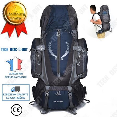 Vandre rygsæk - TD - 85L - Nylon - Mørkeblå - Intensiv brug