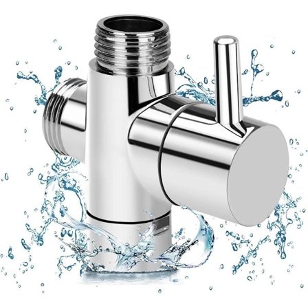 Treveis ventil - Treveis vinkelventil - 1/2 tomme - T-type adapter dusjbryter