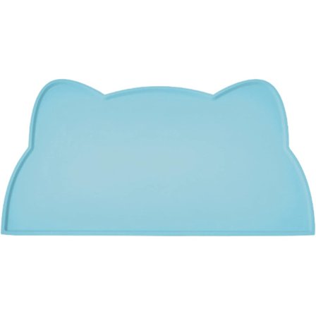 Matta för katt- och hundskålar, halkfri silikonmatta, vattentät matta för husdjur