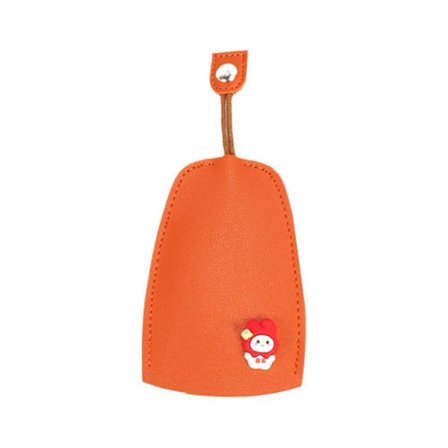 2 STK uttrekkbar bilnøkkelveske Uttrekkbar nøkkelhylse ORANGE 1 1
