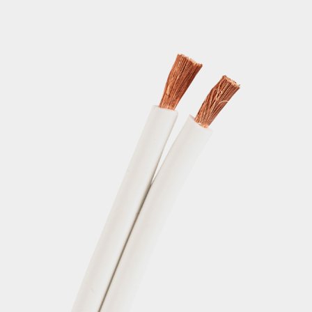 Cable de altavoz Proson, cobre libre de oxígeno (OFC / Oxygen Free Copper), por metro, sin conector, blanco