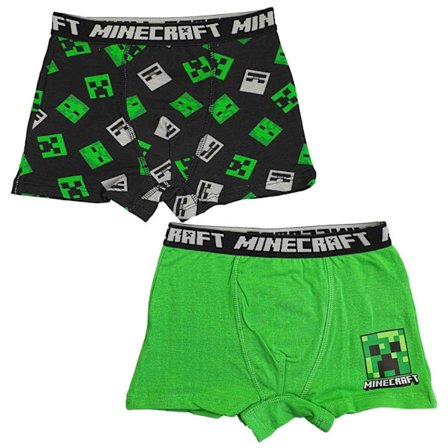 Minecraft Kalsonger 2-pack Green 140