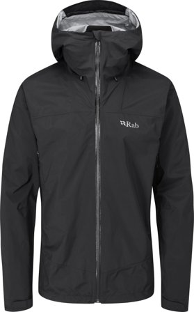 Rab Men's Downpour Plus 2.0 Jacket Men shell jackets Black S