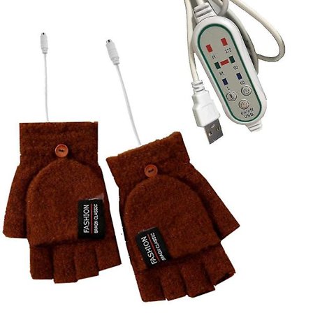Elvärmehandskar Thermal USB Uppvärmda vantar
