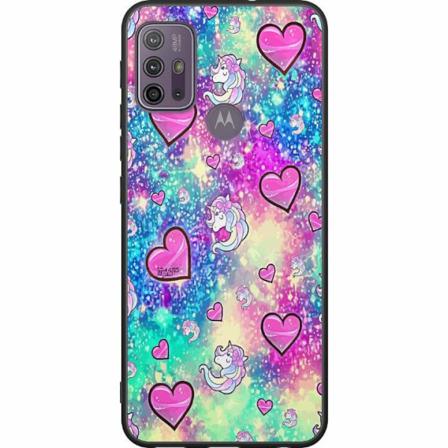 Motorola Moto G10 Svart Skal Unicorn Enhörning