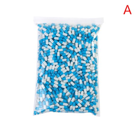 1000 st 1# Tom ledig gelatinkapselstorlek Gel F