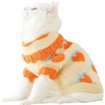 Kattesweater Hvalp Varmt Tøj Hund Hyggelig Vest Skjorte Efterår Vinter