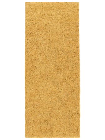 Tappeto Bambini Peloso Piccolo Comfy - Giallo 80X200 In Stile Scandinavo