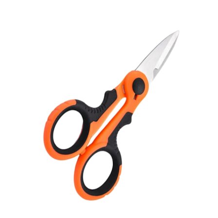 Monitoimiset kalastussakset sahalaitaterällä