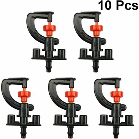 Puutarhan kastelu sumutussuuttimet 360 asteen ripustettava suutin pyörivä