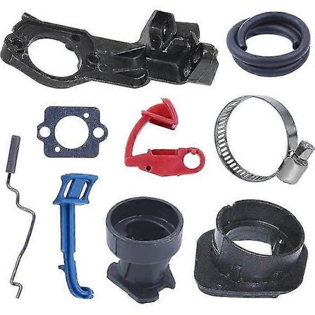 Insugningsklämma Kit Kompatibelt Husqvarna 340 345 350 Motorsåg 537251302 Grenrörsspak (FMY)