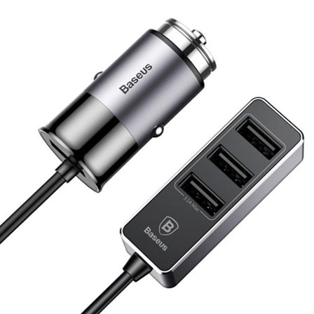 Baseus Kraftfulla Praktiskt 3-USB Port Billaddare