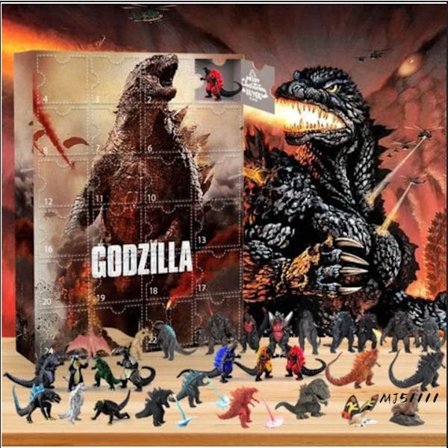 Helt ny Godzilla Adventskalender Godzilla Adventskalender blindboksleke MJ51