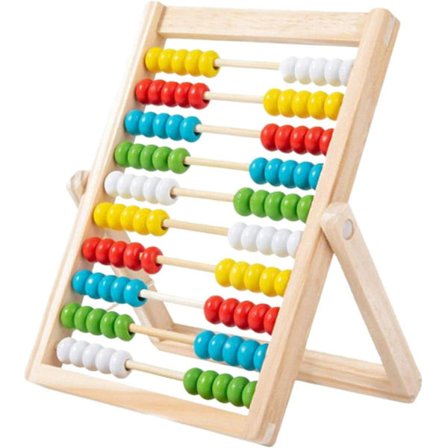 Trä Abacus, Pedagogisk Räkne Ram Leksak Pojkar