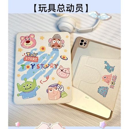 Stilrent skal för iPad 10 10.9" dedikerad Toy Story Hård Valp Snurrande Färg