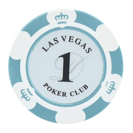 Chips med flera valörer Bärbara spel-chips Las-vegas mynt för kasinon