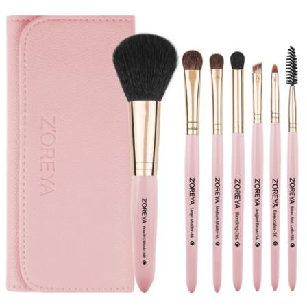 7 meikkisiveltimen set , uusi pinkki,